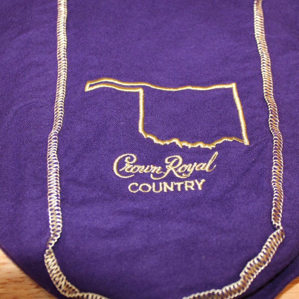 Crown Royal Bags Oklahoma country Lot of 5 large